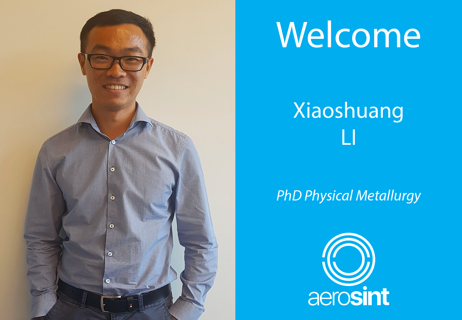 Welcome Xiaoshuang Li!